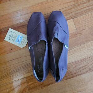TOMS Classic Canvas in Ash - W8.5